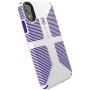 Speck Products CandyShell Grip iPhone XR Case, White/Ultraviolet Purple