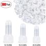 Nilight - 50036R Closed End Crimp Terminal 300 pcs 22-16/16-14/12-10 Gauge Nylon Wire Connector Kit,2 Years Warranty