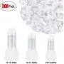 Nilight - 50036R Closed End Crimp Terminal 300 pcs 22-16/16-14/12-10 Gauge Nylon Wire Connector Kit,2 Years Warranty