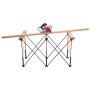 Bora Centipede 2x4 Feet Work Stand and Portable Table | Sawhorse Support with Folding, Collapsible Steel Legs, CK6S