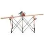 Bora Centipede 2x4 Feet Work Stand and Portable Table | Sawhorse Support with Folding, Collapsible Steel Legs, CK6S