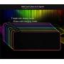 Mouse Pad RGB Oversized Glowing Led Extended Mouse pad Non-Slip Rubber Base Computer Keyboard Pad Mat Electric Race，31.5X 11.8in