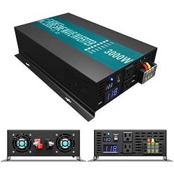 WZRELB RBP300012 3000W 12V 110~120V Pure Sine Wave Solar Power Inverter DC to AC System