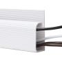 J Channel Desk Cable Organizer by SimpleCord – 5 White Raceway Channels - Cord Cover Management Kit for Desks, Offices, and Kitchens