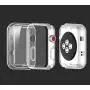 Smiling Case Compatible with Apple Watch Series 3/Series 2 Built in Screen Protector 38mm,Overall Protective Case TPU Clear Ultra-Thin Cover(2 pack)