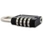 FJM Security SX-575 Combination Padlock with Key Override and Code Discovery, Pack of 25 with 2 Keys