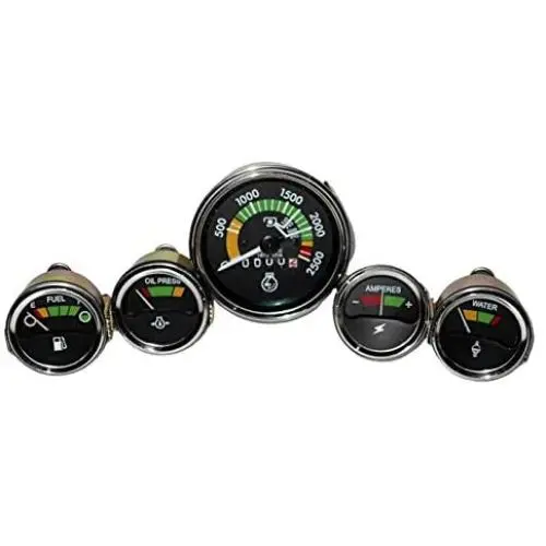 MF Gauges Kit - Massey Ferguson 265, 285 Tractor Tachometer+ Temp+ Oil+Fuel+Amp