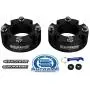 Supreme Suspensions - Front Leveling Kit for 2007-2021 Toyota Tundra and 2007-2021 Toyota Sequoia 2.5'' Front Lift Strut Spacers 2WD 4WD (Black)