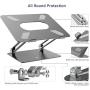 Laptop Stand, EPN Laptop Riser with Heat-Vent to Elevate Laptop, Adjustable Desktop Holder Compatible for MacBook Pro/Air, Surface Laptop, Dell XPS, HP, Samsung and Other 11-17 Inch Notebook