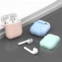 Compatible with AirPods Case Cover Silicone Protective Skin for Airpods Case 2&1 (2 Pack) Sand Pink/Turquoise