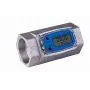 Epidioxi Turbine Flow Meter Electronic Digital Flow-Meter Stainless Steel Liquid Water Diesel Gasoline Methanol Kerosene Oil (2 inch Internal Thread Gauge)
