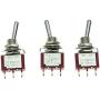 SALECOM 5pcs SPDT 2 Way ON ON Guitar Mini Toggle Switch UL Car/Boat Switches