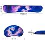 KBSING Keyboard Wrist Rest Pillow Pad and Mouse Wrist Support for Office, Game,Computer, Laptop, Pain Relief Memory Foam Wrist Rest Set (WRT-04)