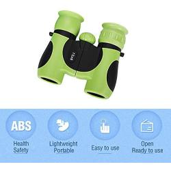 8x21 Compact Binoculars for Kids and Adults, Fujunkang High Power Waterproof Large Eyepiece Binoculars for Waterproof Bird Watching, Bird Watching, Mountain Climbing, Outdoor Hunting, Watching Shows