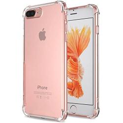 Matone for iPhone 7 Plus Case, for iPhone 8 Plus Case, Crystal Clear Shock Absorption Technology Bumper Soft TPU Cover Case for iPhone 7 Plus (2016)/iPhone 8 Plus (2017) - Clear