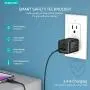 iPhone Charger Set, Overtime Apple MFi Certified Lightning Cable with Dual USB Wall Adapter 2.4 AMP Compatible w/iPhone 11 Pro Max XS XR X 8 7 6S 6 Plus SE AirPods iPad (Black/Black, 6ft)