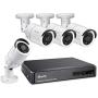 Kingkong Smart 1080P 4CH Home Security Camera System, 4PCS 1920TVL DVR CCTV Cameras Outdoor, Wide Viewing Angle, IP67 Weatherproof, 98ft Night Vision, Motion Alert