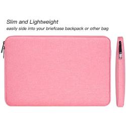 13-13.3 Inch Laptop Tablet Sleeve with Small Case, Chromebook Case for Surface Laptop 3/Acer Chromebook R13/HP Envy 13/Dell XPS 13/Lenovo Yoga 730, Pink Laptop Bag