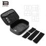 BAGSMART Electronics Travel Organizer Bag for Adaptors, Chargers, iPhone, ipad air, ipad Mini, 9.7 Ipad Pro, Kindle, Black