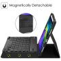Fintie Keyboard Case for iPad Pro 11'' 2020 (2nd Generation), iPad Pro 11 Inch 2018 - Soft TPU Back Stand Cover with Pencil Holder, Magnetically Detachable Wireless Bluetooth Keyboard, Black