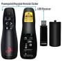 Red Star Tec Wireless Powerpoint and Keynote Presentation Remote Clicker PR-819 (Black, 1 Pack)