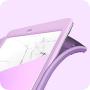 i-Blason Cosmo Case for New iPad 8th/7th Generation, iPad 10.2 2020 2019 Case, Full-Body Trifold with Built-in Screen Protector Protective Smart Cover with Auto Sleep/Wake & Pencil Holder (Marble)