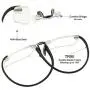 Rimless Reading Glasses Men&Women - Anti Harmful Blue Light Glare UV400 Eye Strain Quality Black Readers reading glasses