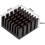 20pcs Aluminum Heatsink 20x20x10mm / 0.79x0.79x0.39 inches with Thermal Conductive Adhesive Tape for Electronic Chip MOS IC Diode Triode Cooling Heat Dissipation
