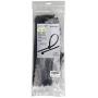 Each 100 Pack KOOWIN 4+6+8+12 Inch Self-Locking Eco-Friendly Black Nylon Plastic Cable Zip Ties Assorted Sizes Heavy Duty Wire Tie Wraps for Home, Office, Garden, Garage, Workshop (400pcs)