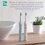 ION-Sei Electric Toothbrush | Battery Powered Smart Sonic Technology | Ultra Soft for Sensitive Teeth and Gums | Day White