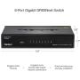 TRENDnet - TEG-S82G 8-Port Gigabit GREENnet Switch, TEG-S82G, Ethernet Splitter, Ethernet/Network Switch, 8 x 10/100/1000 Mbps Gigabit Ethernet Ports,16 Gbps Switching Capacity, Metal, Lifetime Protection Black