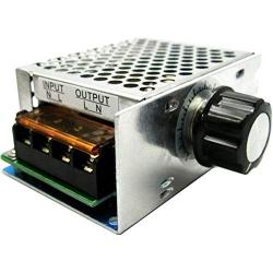 Motor Speed Controller, AC 110V 220V 4000W Voltage Regulator,SCR Motor Dimmer, Temperature Governor, Power Monitor, Dimming Monitor