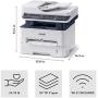 Xerox B205NI Monochrome Multifunction Printer, White