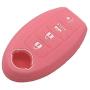 LemSa 2Pcs Keyless Entry Remote Car Smart Key Fob Outer Shell Cover Soft Rubber Protective Case for Nissan Altima Maxima Murano Armada Gt-r Sentra Altima Rogue Pathfinder, 4 Buttons Black+Pink LemSa 2Pcs Keyless Entry Remote Car Smart Key Fob Outer Shell Cover Soft Rubber Protective Case for Nissan Altima Maxima Murano Armada Gt-r Sentra Altima Rogue Pathfinder, 4 Buttons Black+Pink