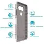 Speck Products Presidio Grip Cell Phone Case for LG V20 - White/Ash Grey