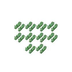 10Pcs DIN Rail Circuit Board Bracket,C45 35mm Electronic Switching Devices Mounting Bracket,KPRH-175 Pcb Board Bracket Holder Carrier
