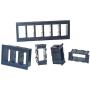 OZ-USA Rocker Switch Housing Panel Kit 6 pcs ABS Black Offroad Truck Boat Marine