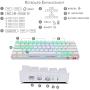 Redragon K530 Draconic 60% Compact RGB Wireless Mechanical Keyboard, 61 Keys TKL Designed 5.0 Bluetooth Gaming Keyboard with Brown Switches and 16.8 Million RGB Lighting for PC, Laptop, Cell Phone