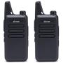 Walkie Talkies LT-316 GMRS Outdoor Camping Hiking Hunting Uhf Mini Walkie Talkies 3 Watts Output 5-10 Miles Range Micro USB Charging Amateur Two Way Radio (Pair) (Black)