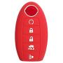 Coolbestda Silicone 5buttons Smar Key Fob Remote Cover Case Skin Jacket for 2018 2017 Nissan Armada Murano Rogue Maxima Altima Sedan Pathfinder KR5S180144014
