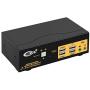 2 Port Dual Monitor KVM Switch HDMI + DisplayPort 4K 60Hz YUV 4:4:4 with Audio and USB 2.0 HUB CKL-622DH
