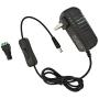 AspenTek DC 12V Power Supply Adapter with Inline on off Switch for Small Led Light Strips,Led Rigid Bars,Led Tape lights, Under Cabinet Lighting and Small Household Electronics, Output 1000mA, 12 Watt Max