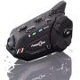 Motorcycle Helmet Headset FreedConn R1plus Bluetooth Intercom with 1080P Camera FM Radio 1000M 6 Riders Waterproof Wireless Communication Sysstems for Half- face & 3/4- face Helmet