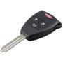 TG Auto 4 Buttons Keyless Entry 433Mhz Smart Car Remote Key For 2007-2018 Jeep Wrangler Patriot Compass Dodge Caliber Nitro Dakota Durango Ram Chrysler Aspen OHT692427AA OHT692713AA - 2 Pack