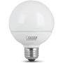 FEIT Electric G2560/850/10KLED/3 G2560/850/10Kled/ Non-Dimmable Led Lamp, 60 W, 120 Vac, 650 Lumens, 5000 K, CRI >80, 3.15 in Dia, 4.3'' H x 3.1'' D, Product Specific, 3 Piece
