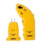 Sperry Instruments CS550A Circuit Breaker Finder, Quickly Locate AC Circuits/Fuses, Visual LED, Plug Style Transmitter/Auto-Sensing Receiver, 80-140V, Yellow