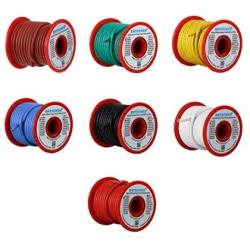 BNTECHGO 14 Gauge Silicone Wire Kit 7 Color Each 25 ft Flexible 14 AWG Stranded Tinned Copper Wire