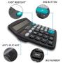 RENUS Calculator Electronic Desktop Calculator with 12 Digit Large Display, Solar Battery LCD Display Office Calculator