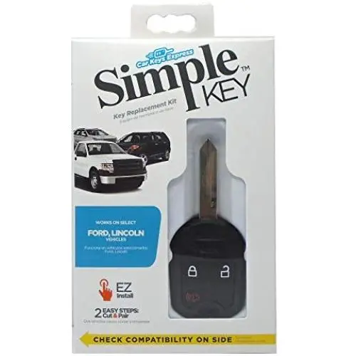 Car Keys Express Simple Key 3-Button Remote Compatible/Replacement for Ford & Lincoln Vehicles