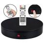 ComXim Professional 360 Degree Black Rotating Turntable for Product Photography, 88LB Capacity, 12.6in Diameter,Automatic Remote Control Angle,Speed,Direction, Various Rotation Mode